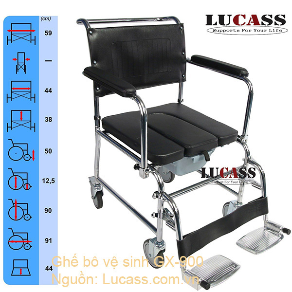 Ghế bô vệ sinh cho người già Lucass GX900 Giá rẻ
